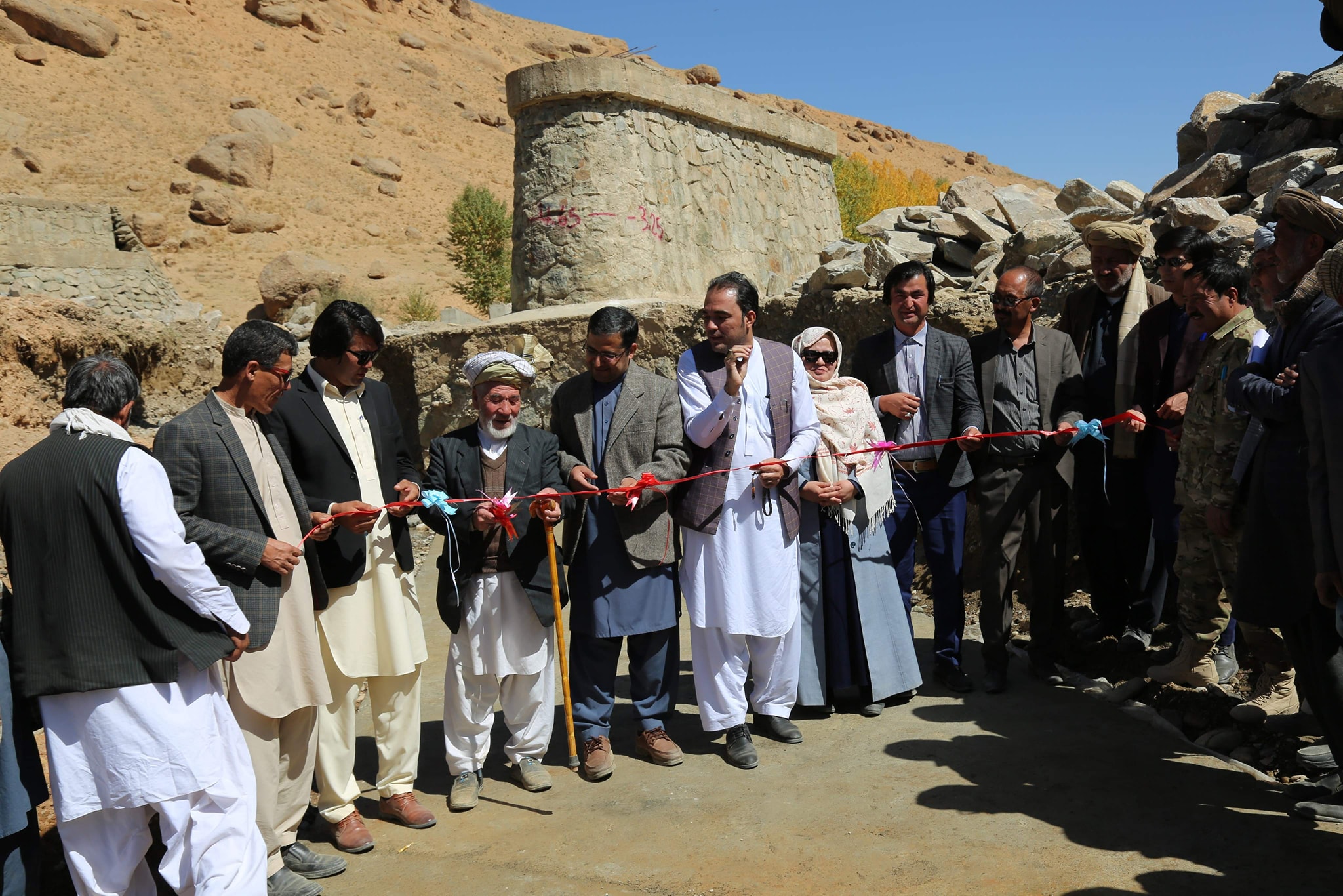 Construction of two bridges worth 14 million AFN begun in Ghor province 