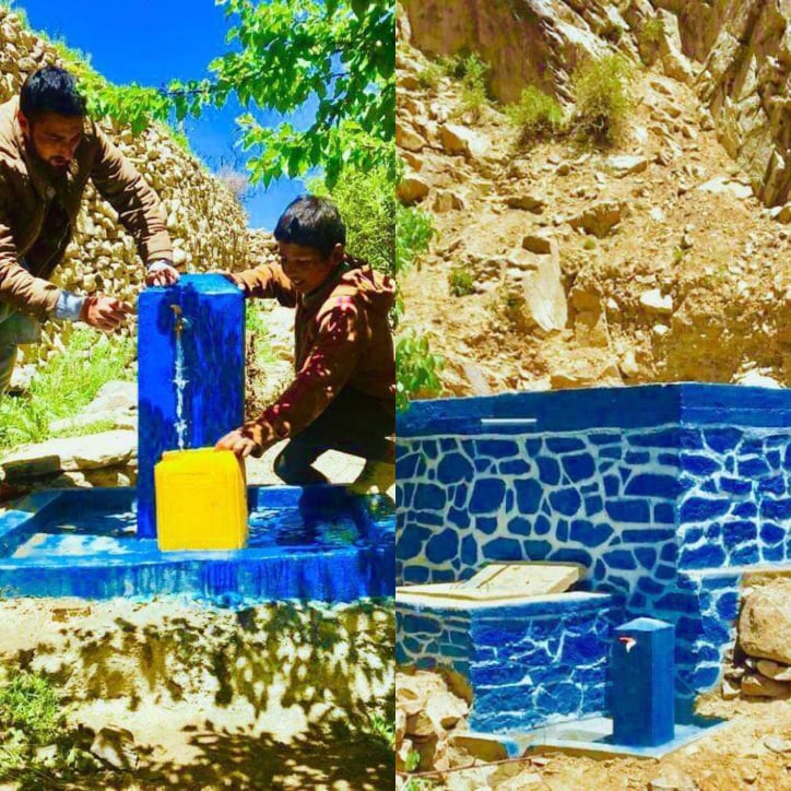 Potable water provided for 70 families in Panjshir province 