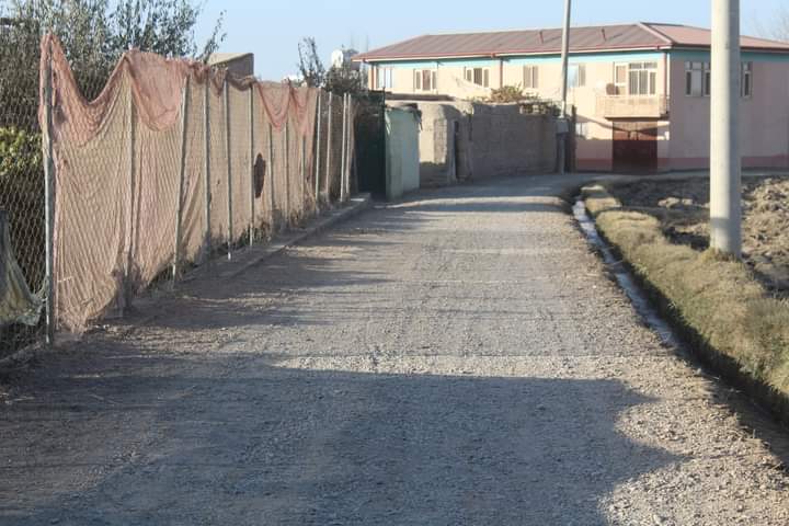 تکمیل کار جغل‌اندازی یک کیلومتر سرک با هزینه‌ی ۲.۴ میلیون افغانی در تخار