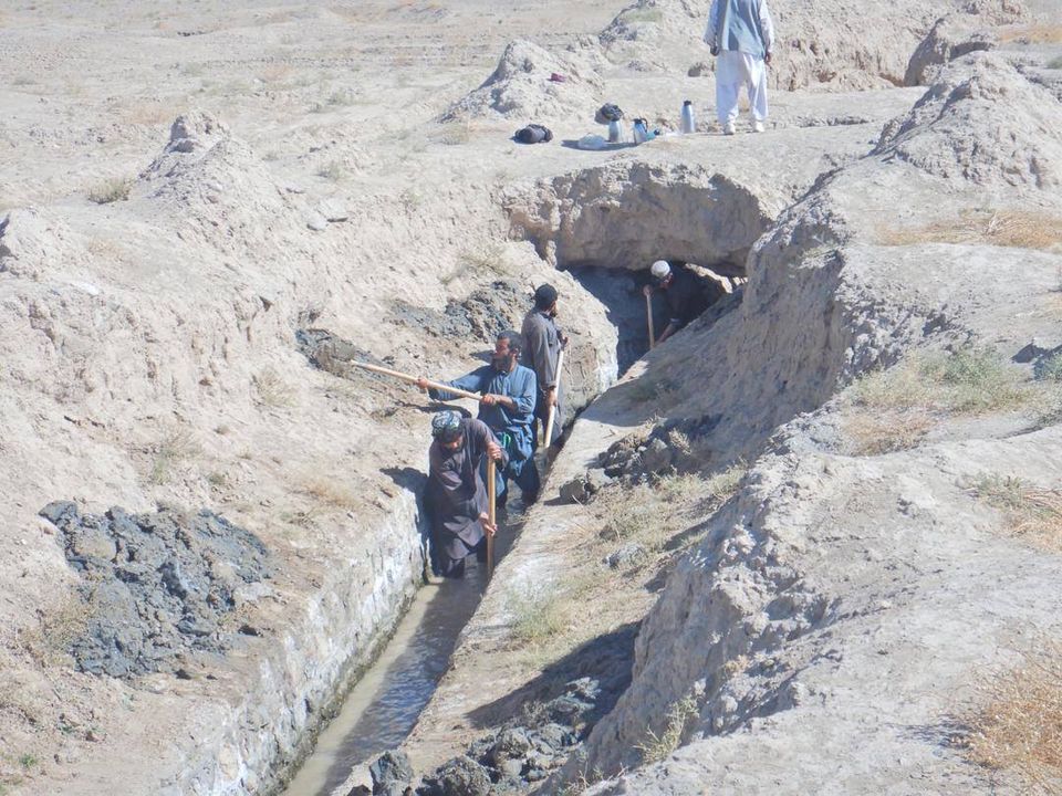 په زابل کې د اوبو کاریز او د ۱۱۰۰ مترو په اوږدوالي د کانال د رغولو کار روان دی