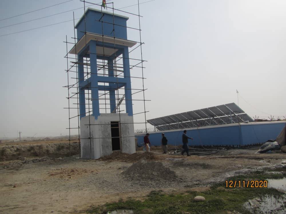 جریان کار ساخت یک شبکه آبرسانی سولری در تخار