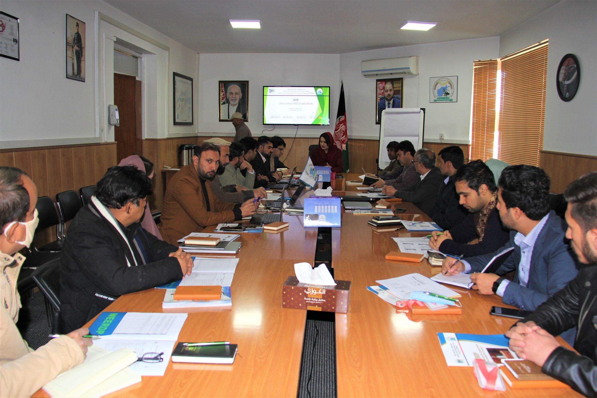 د کلیوالي اقتصاد د پیاوړتیا ملي پروګرام خپلو همکارو موسسو استازو ته د اطلاعاتو د مدیریت سیستم تر نامه لاندې یوه ورځنۍ روزنه ورکړل شوه