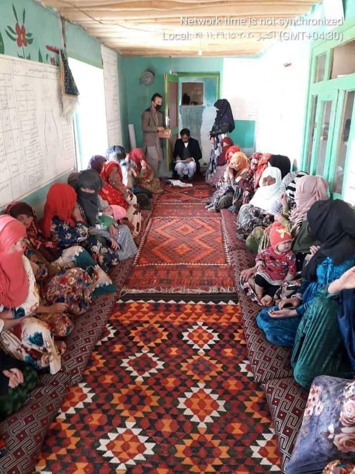 Establishment of savings groups of Women Economic Empowerment Rural Development Program in Samangan