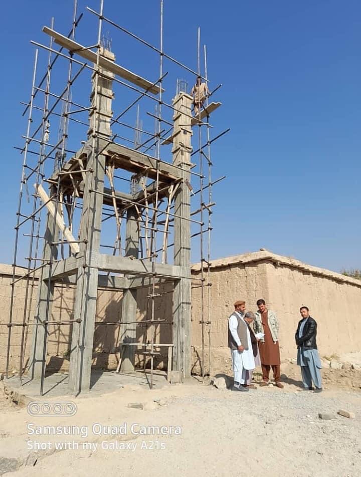 جریان کار ساخت دو شبکه‌ی آبرسانی به ارزش ۶ میلیون افغانی در کاپیسا