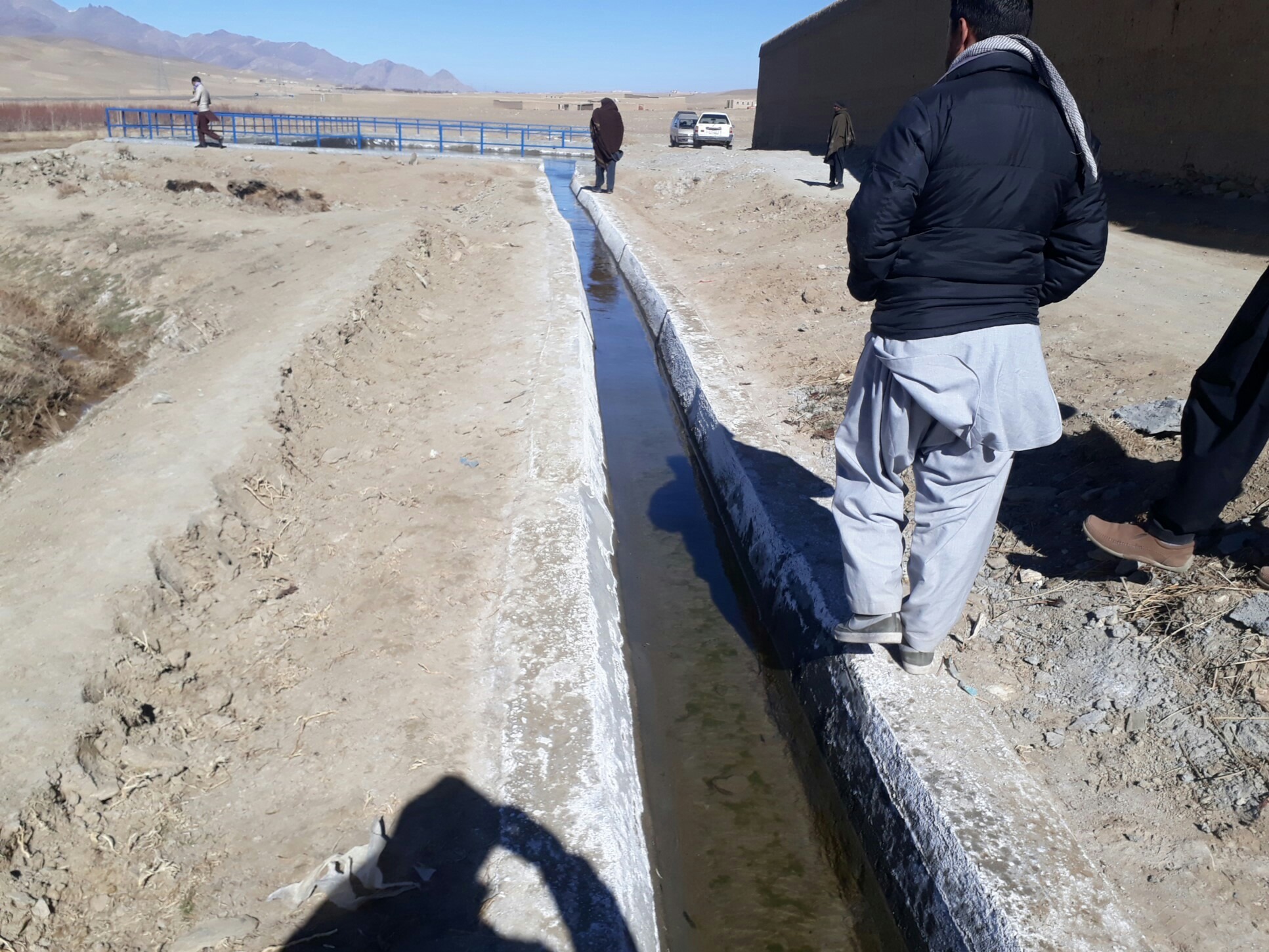 په میدان وردګو کې د څه باندې ۱ میلیون افغانیو په ارزښت د اوبو لګولو د کاریز د جوړولو کار بشپړ شو