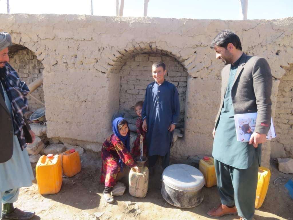 تهیه‌ی آب آشامیدنی صحی برای ۲۵۰ خانواده در بادغیس