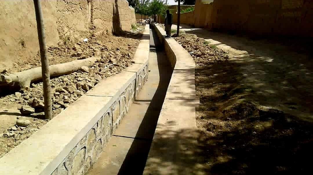 په سرپل کې د څه باندې ۲ میلیونه افغانیو په ارزښت ۳۱۰ متره اوږد کانال جوړ شو
